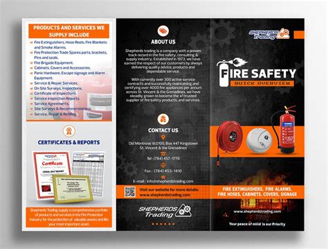 Entry By Mdshafipulikkal For Design A Fire Safety Brochure Freelancer