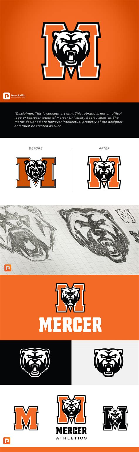 Mercer Bears Rebrand on Behance