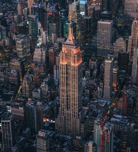 Iconic Empire State Building Lit Up In Orange For Diwali Rediff