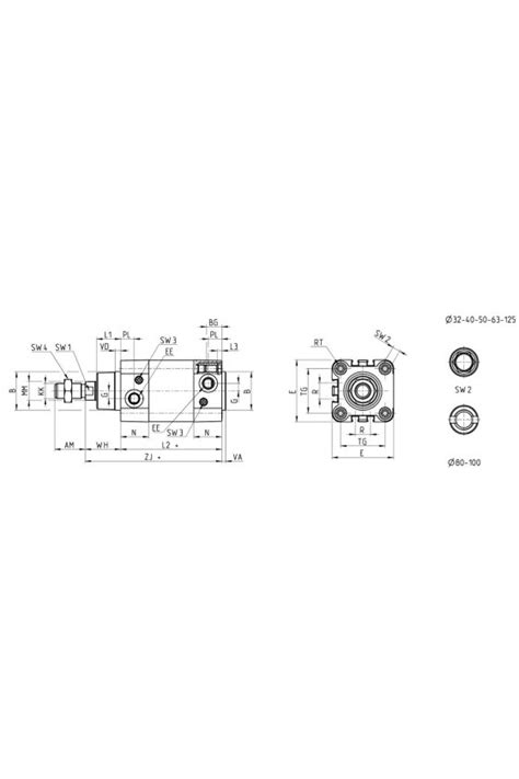 61M2P050A0300V CILINDRO D E MAG AMORT SERIE 61