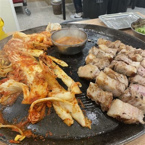 종로맛집 내돈내산 동두천솥뚜껑삼겹살 종각점 후기 네이버 블로그