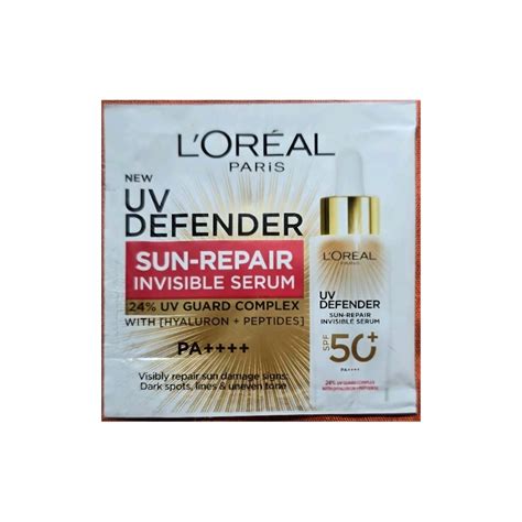 Jual L Oreal Loreal Paris UV Serum Suncreen SPF 50 UV Defender Sun