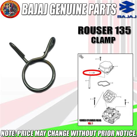 ROUSER 135 CLAMP KMC GENUINE JA511029 Shopee Philippines