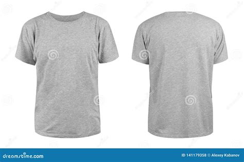 291 Grey T Shirt Template Front And Back Mockups Builder