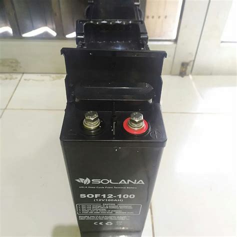 Baterai Aki Kering Baterai Solana Baterai Front Terminal V