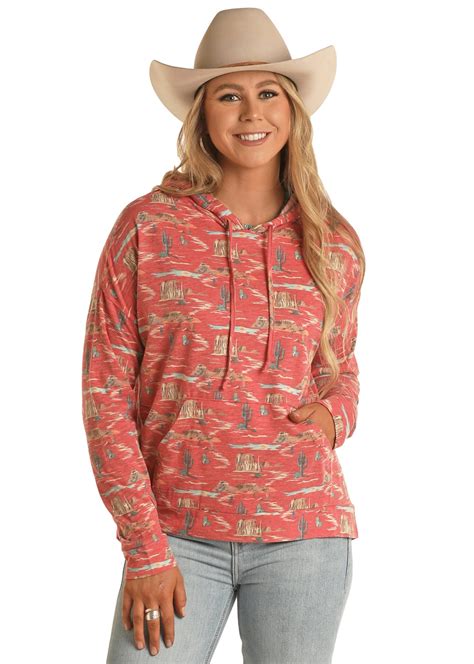 Conversational Hoodie From Rock And Roll Cowgirl 196692729777