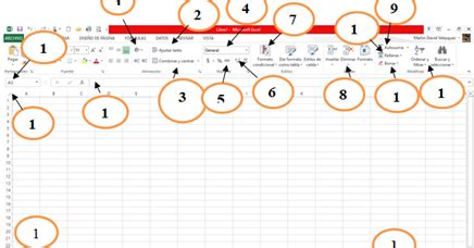 Carpeta De Evidencias Excel Pantalla Principal De Excel