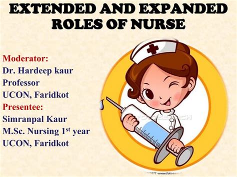 Extended And Expanded Role Of Nurse Ppt