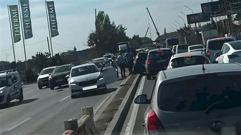 B365 ALERTĂ Accident pe DN 1 la intersecția spre Corbeanca Therme