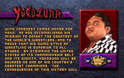 Ending For WWF Wrestle Mania Yokozuna Arcade