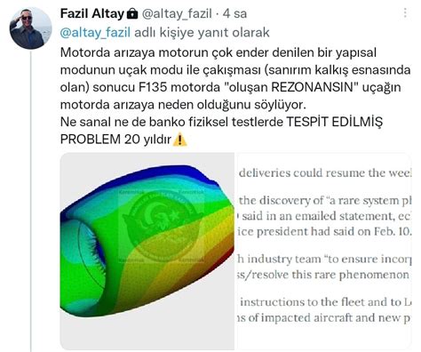 Celal on Twitter RT Keremhok F135 Motoru Yapısal problemi hakkında