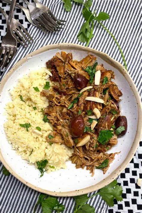 Slow Cooker Chicken Thighs With Dried Cherries L Panning The Globe