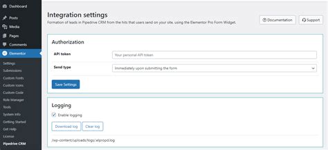 Elementor Pro Form Widget Pipedrive Crm Integration By Itgalaxycompany