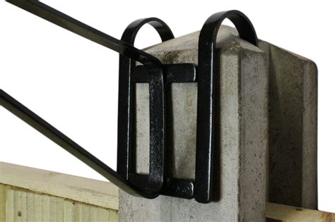 Set Of 2 Hanging Basket Brackets Concrete Posts H Section CP27 Etsy UK