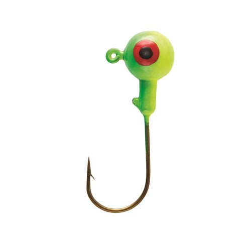 Eagle Claw Ball Head Fishing Jig Lime Chartreuse Oz Walmart