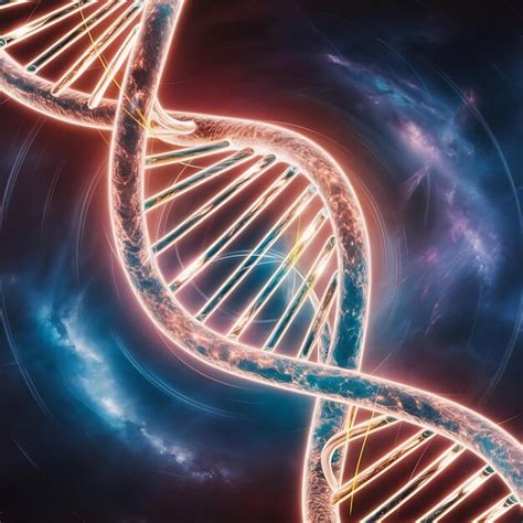 Código médico do conceito genético humano DNA espiral poligonal Scince