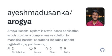 Github Ayeshmadusankaarogya Arogya Hospital System Is A Web Based