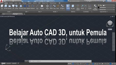 Belajar Cad 3d Pemula Youtube