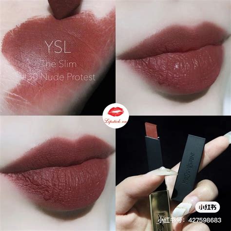 Son YSL Slim Nude Protest Đỏ Nâu Ăn Khách Nhất Slim Matte