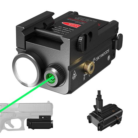 Buy Pistol Laser Beam Flashlight Combo 420 Lumens Rail Ed Laser Light Strobe Magnetic