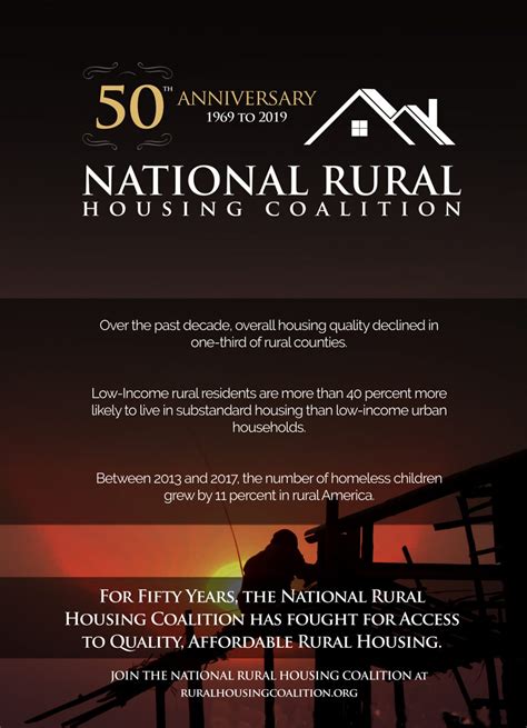 NRHC 50TH ANNIVERSARY National Rural Housing Coalition