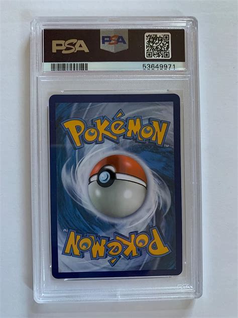 PSA Graded Pokemon Card Authenticated And Encased For Display