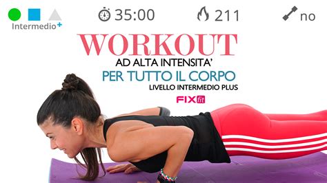 Esercizi Ad Alta Intensità Allenamento Total Body A Corpo Libero