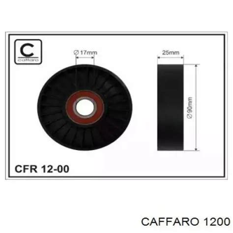 12-00 Caffaro ролик приводного ремня паразитный