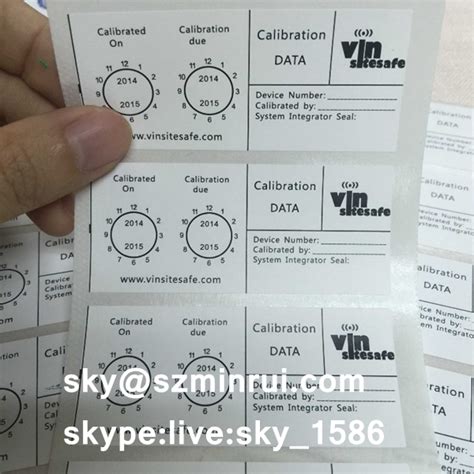 break seal calibration void if removed stickers/tamper evident calibration stickers/seal ...