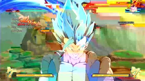 Dbfz Gogeta Triple Tiger Knee Combo Youtube