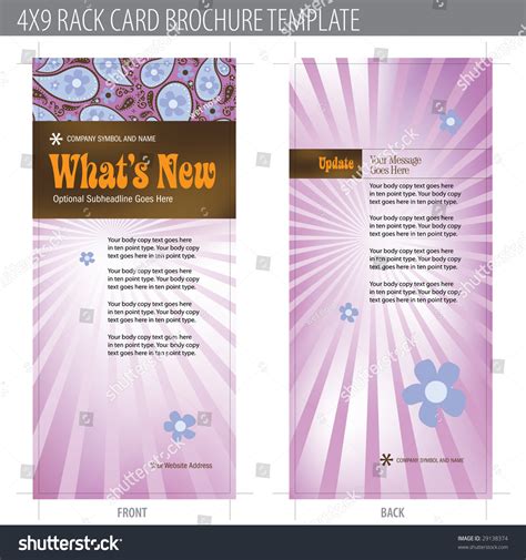 Rack Card Brochure Size at Aidan Zichy-woinarski blog