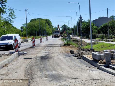 Zaawansowanie prac w czerwcu Budowa obwodnicy m Jędrzejów