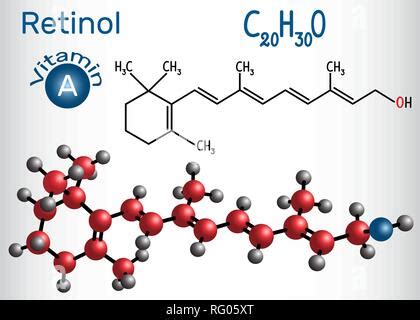 Vitamin A Retinoic Acid Molecular Structure Vitamin A Retinol