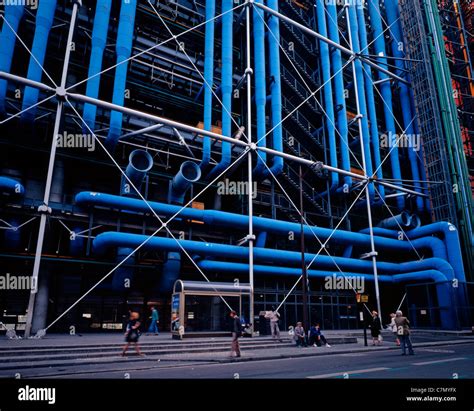 Center G. Pompidou, Architecture Stock Photo - Alamy