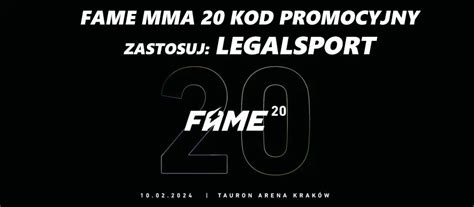 Kod Promocyjny Fame Mma Z Kodem Z W Betclic