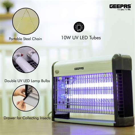 Geepas Fly And Insect Killer Powerful Fly Zapper 20W UV Light