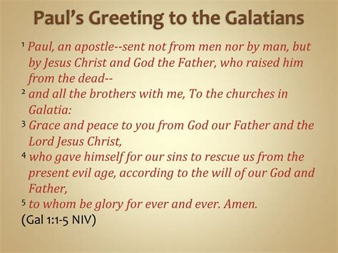 PPT - Paul’s Letter to the Galatians PowerPoint Presentation, free ...