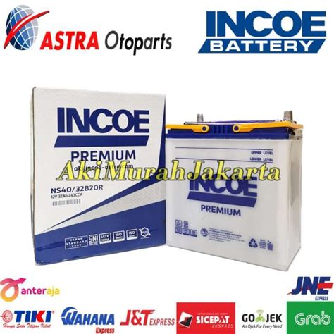 Jual Aki Mobil Toyota Avanza INCOE PREMIUM ASTRA NS40 Aki Basah 12V