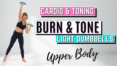 🔥30 Min Aerobic Dance With Dumbbells🔥cardio Workout For Fat Burn And Muscle Tone🔥no Jumping🔥