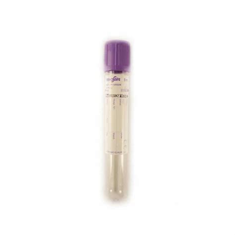 PROVETTE VENOJET CON EDTA 10 Ml TAPPO VIOLA 20 Pezzi