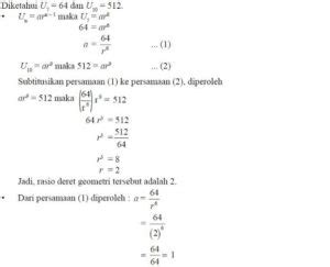 Simulasi Soal SBMPTN! Rumus Deret Geometri, Contoh Soal Dan ...