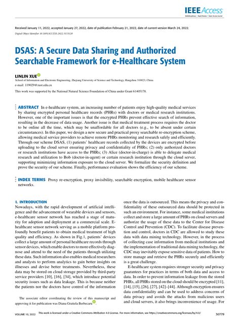 Pdf Dsas A Secure Data Sharing And Authorized Searchable Framework