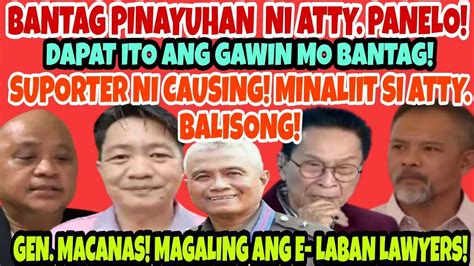 Atty Panelo May Payo Kay Bantag Causing Supporter Minaliit Si Atty