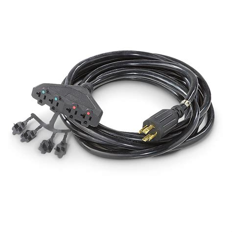 20 Multi Outlet 30 Amp Generator Cord 613069 Generator Accessories At Sportsman S Guide