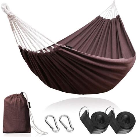 Anyoo Hamac D Ext Rieur De Camping En Plein Air Portable En Toile