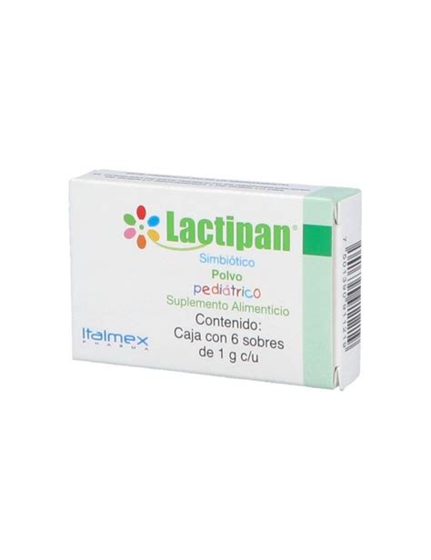 Precio Lactipan simbiótico polvo pediátrico 6 sobres Farmalisto MX