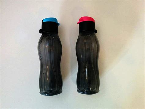 Tupperware Eco Black Flip Top Water Bottle Ml Amazon Ca Home