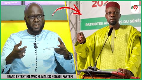 El Malick Ndiaye Sur Le Combat Dousmane Sonko Pour Sa Place Sur Les Listes électoral Soit On