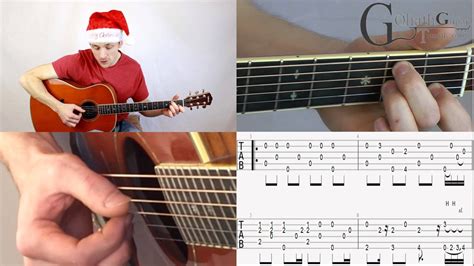 How To Play Jingle Bells Fingerstyle Guitar Tutorial And Tabs Lesson