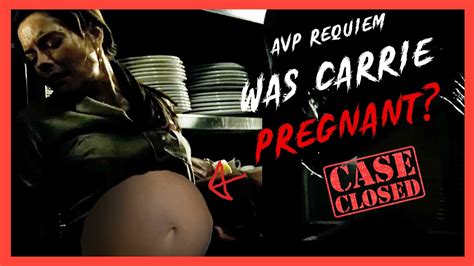 Was Carrie Pregnant Avp Requiem Mystery Solved Youtube